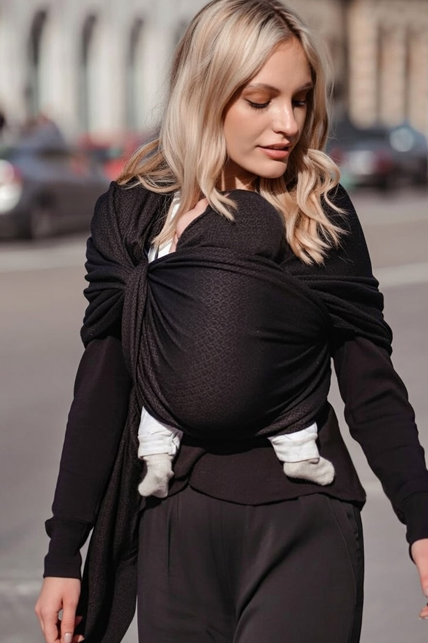 Écharpe de portage anneaux Heart2heheart Black Beauty