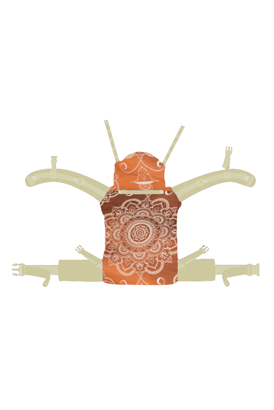 Porte-Bébé Flip Mandala Latte Macchiato x Bambou inversé - KOKADI