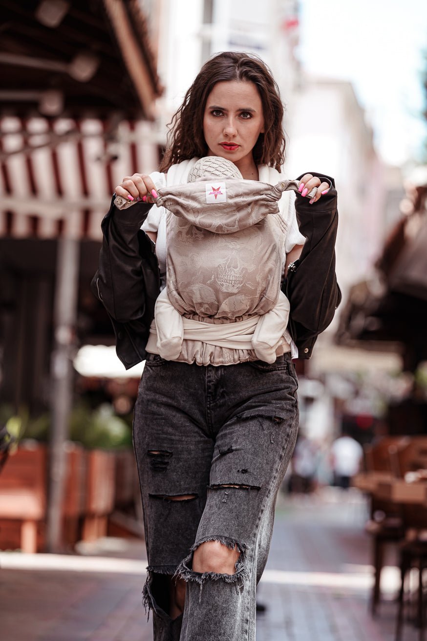 Marsupio TaiTai Teschi di seta - KOKADI