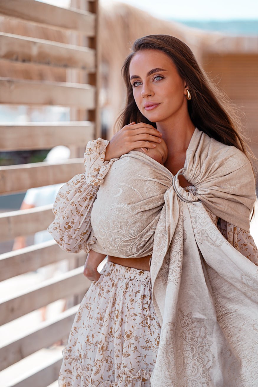 Écharpe de portage anneaux Amoureux de la nature Mandala - KOKADI