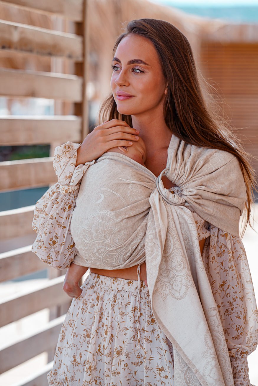 Écharpe de portage anneaux Amoureux de la nature Mandala - KOKADI