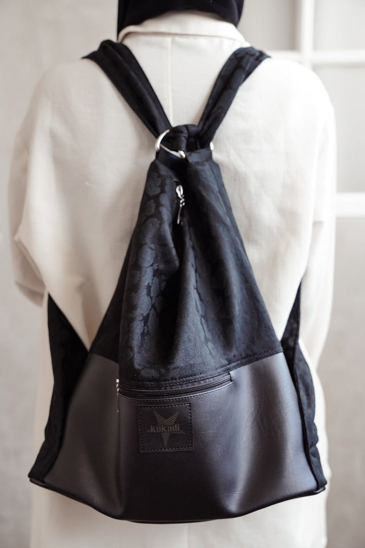 Borsa zaino Safari Black Beauty - KOKADI