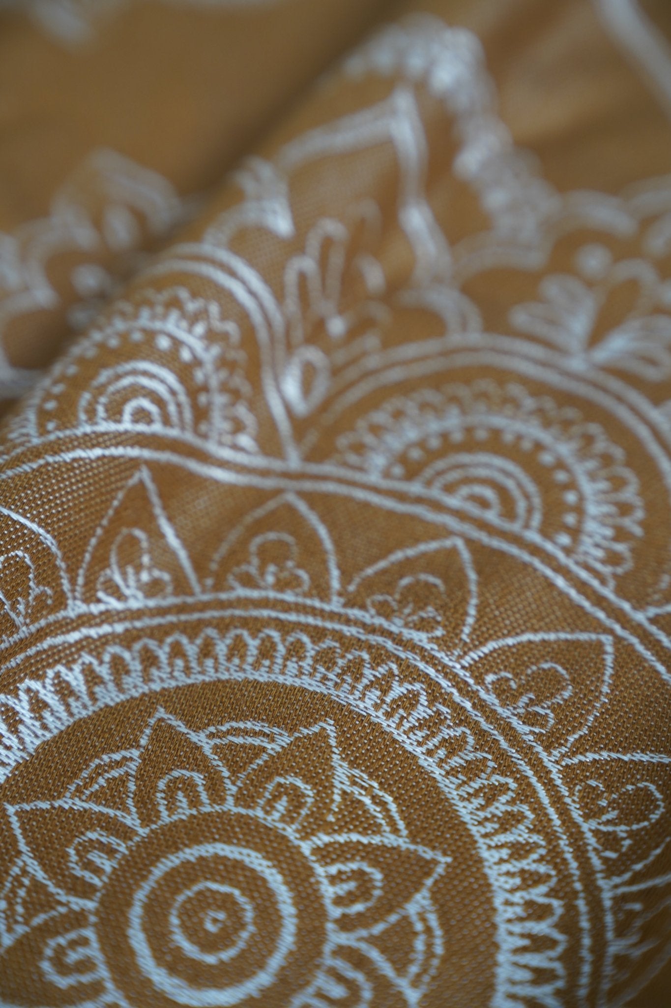 XXL Shopper Mandala Latte Macchiato x Bamboo rovescio - KOKADI