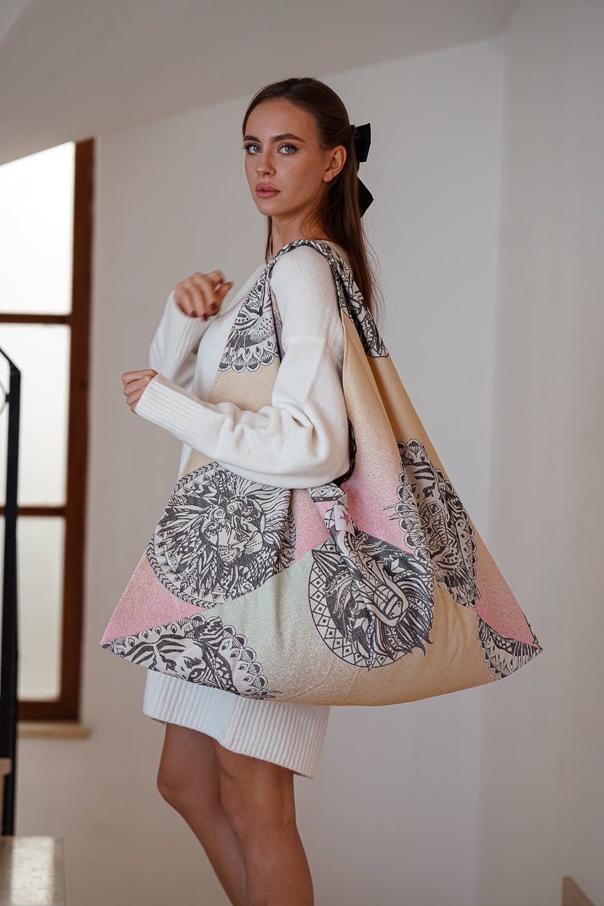 XXL Shopper Mandala sauvage - KOKADI