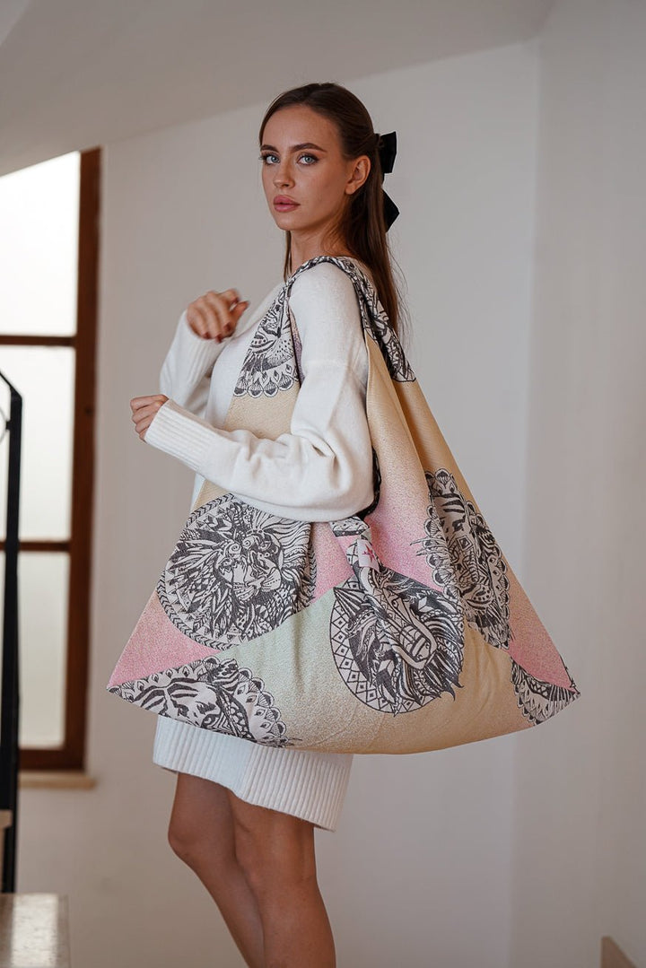 XXL Shopper Mandala sauvage - KOKADI