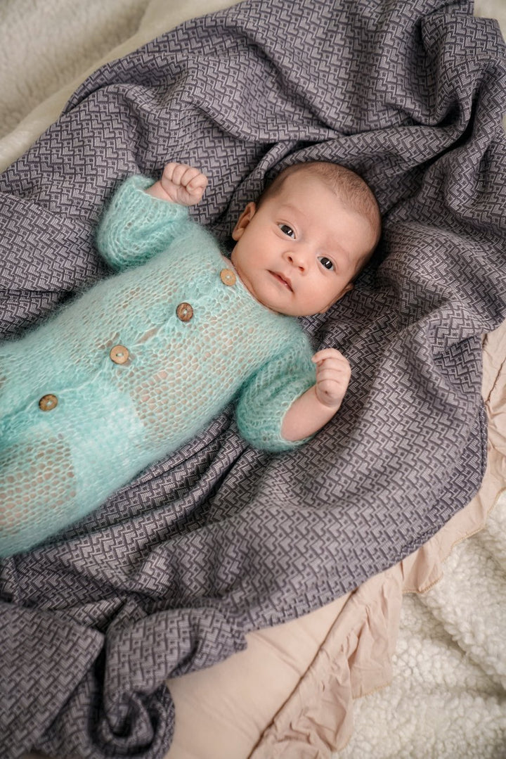 Coperta per bebè Heart2Heart pietra - KOKADI