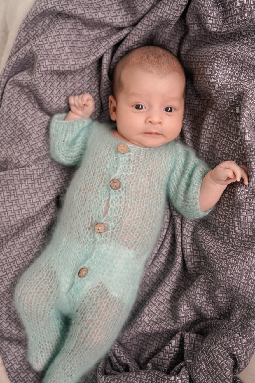 Coperta per bebè Heart2Heart pietra - KOKADI