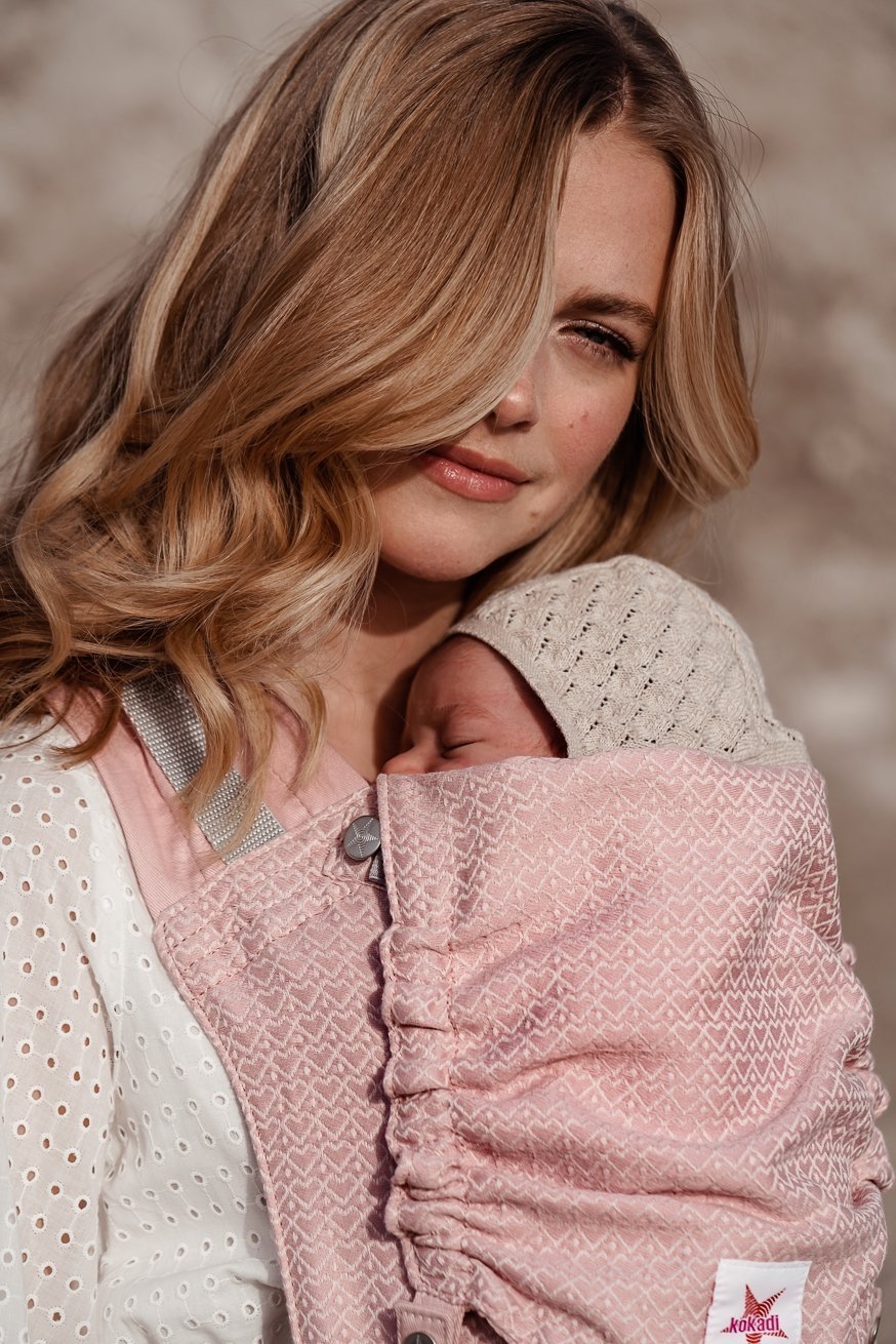 KOKADI Porte-Bébé Flip Rosé Heart2Heart