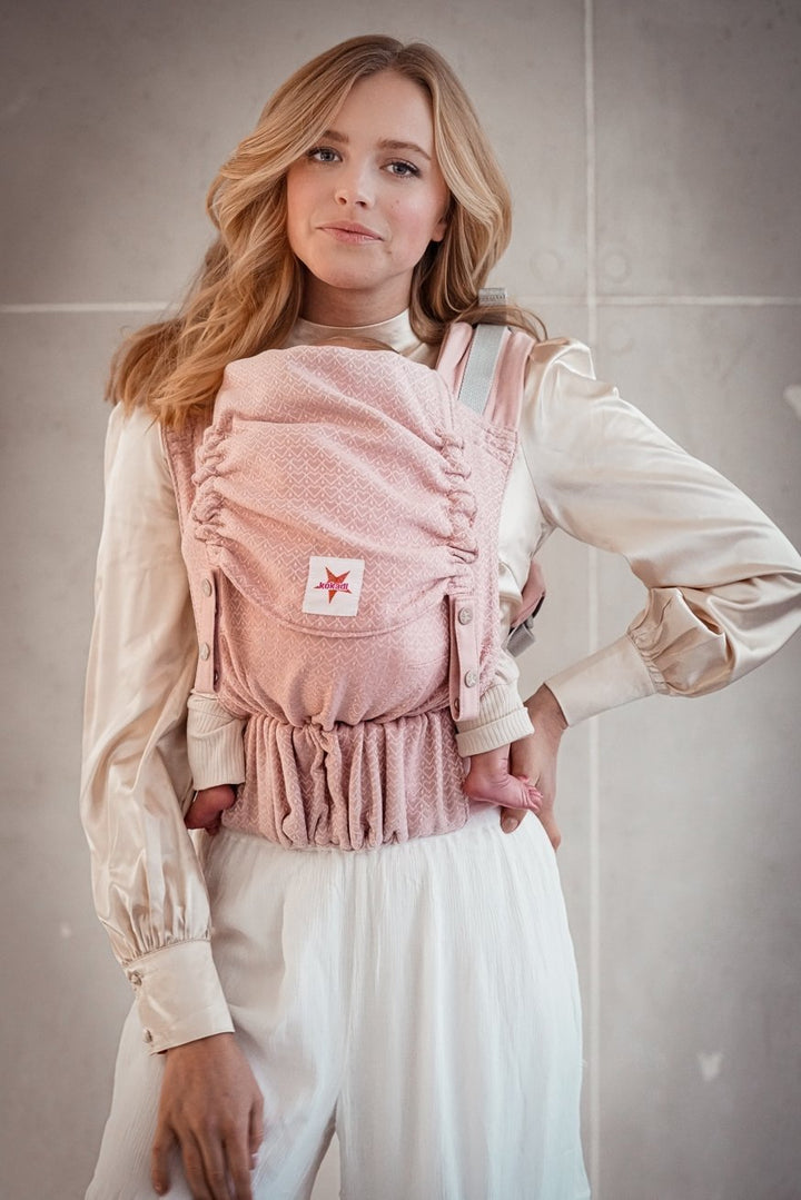 KOKADI Porte-Bébé Flip Rosé Heart2Heart