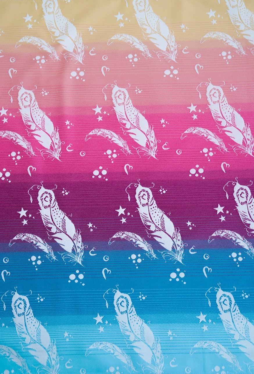 KOKADI Porte-Bébé Onbu Plumes Hannah