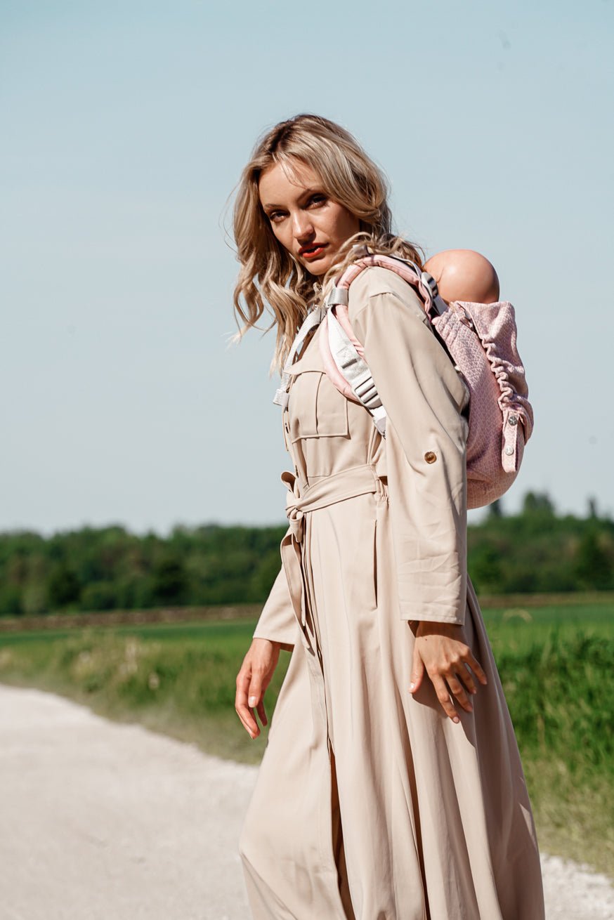 KOKADI Marsupio Onbu cuore2cuore rosa