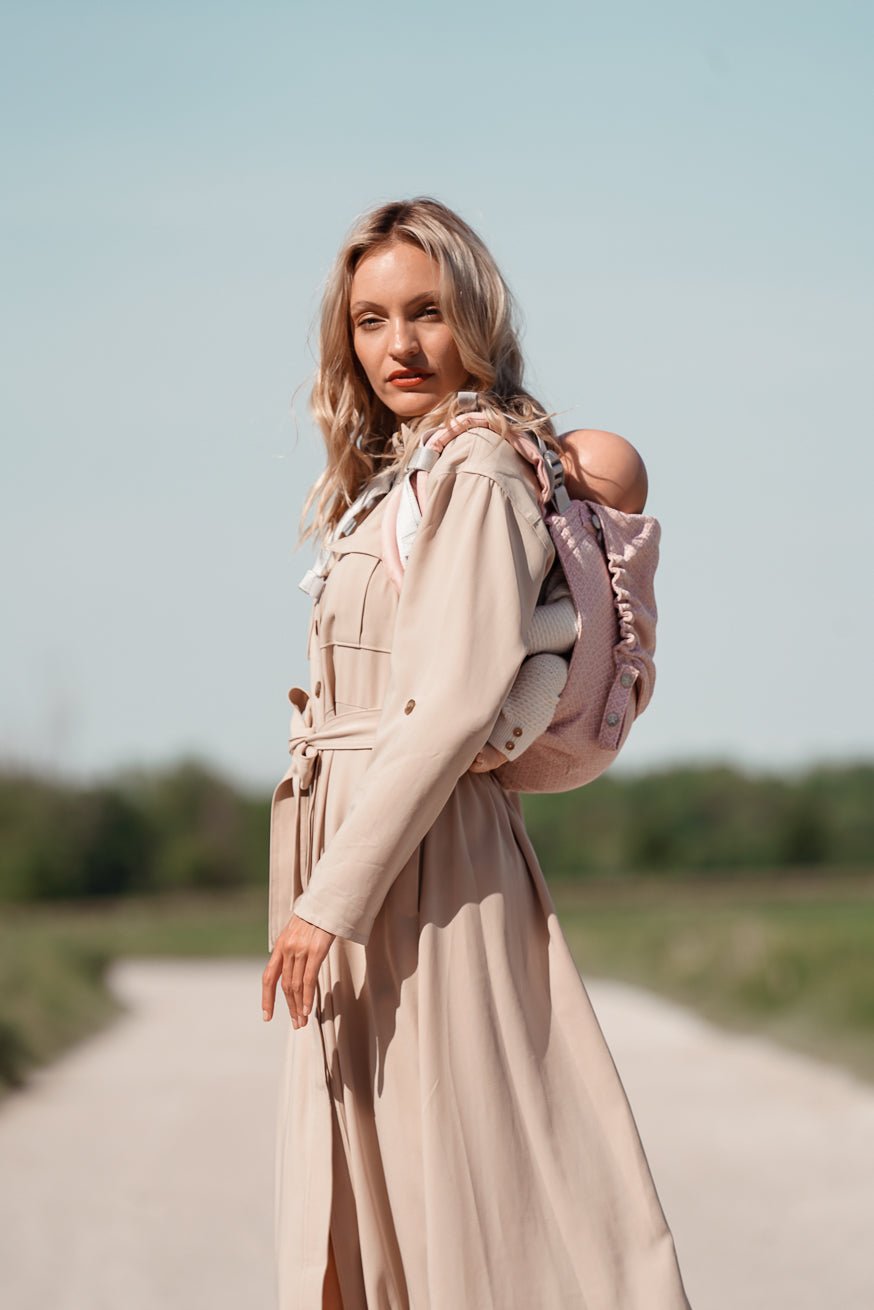 KOKADI Marsupio Onbu cuore2cuore rosa