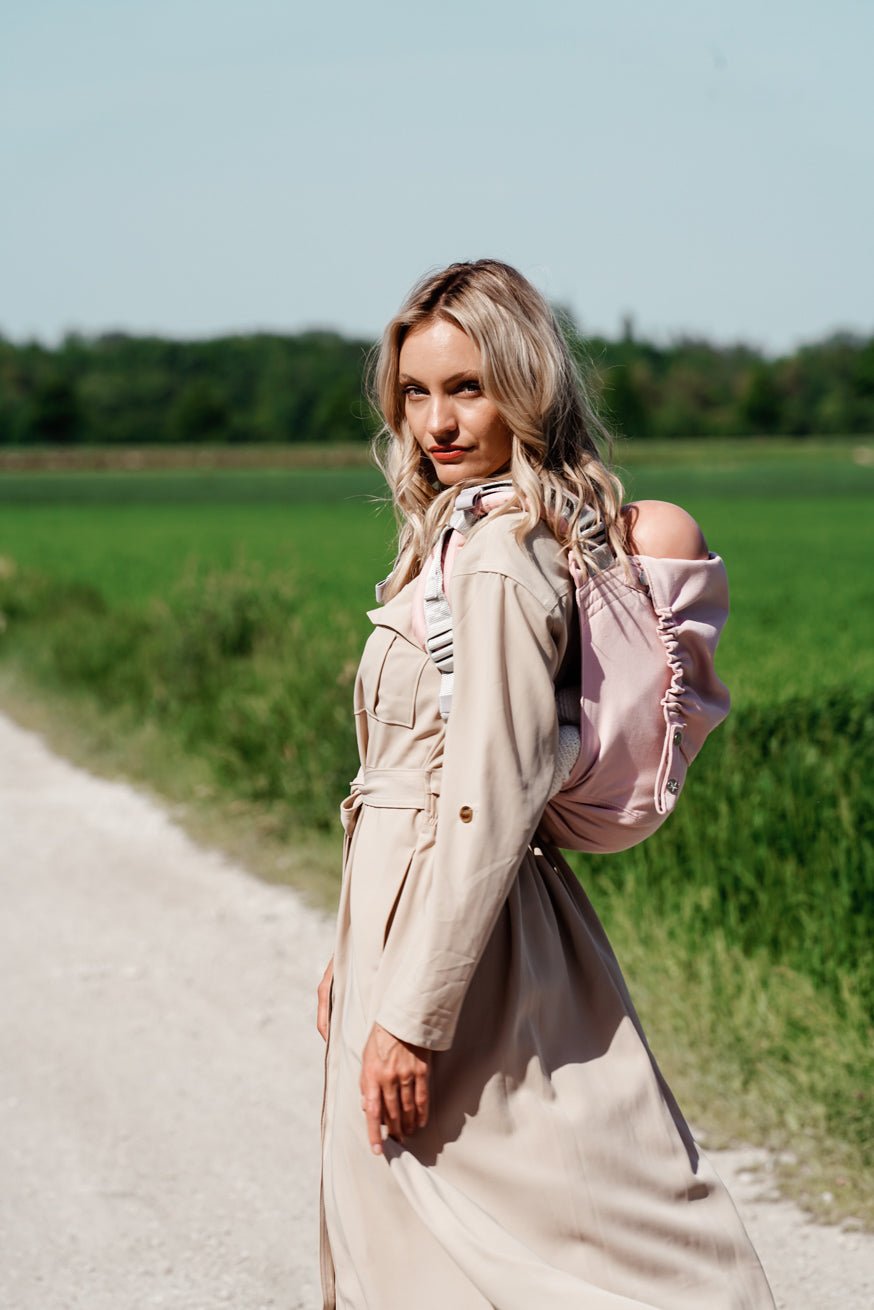 Marsupio Onbu Solo rosato - KOKADI