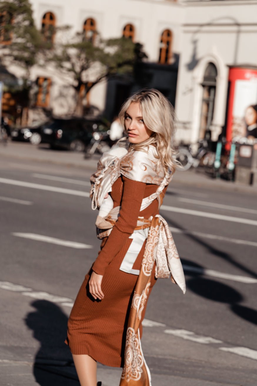 Porte-Bébé WrapStar Mandala Latte Macchiato - KOKADI