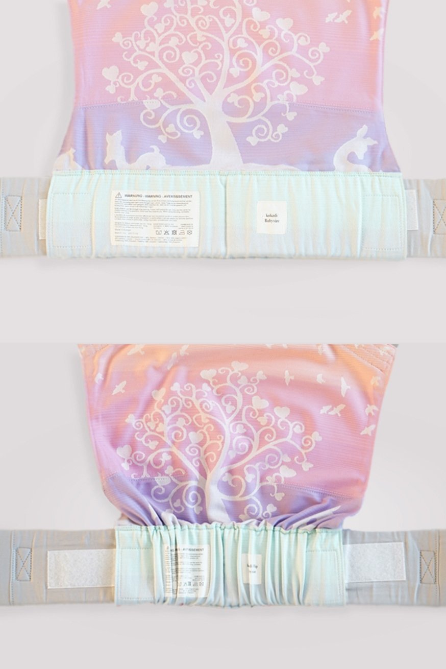 KOKADI Porte-Bébé WrapStar Marie au pays des merveilles ❤ turquoise SilverLine