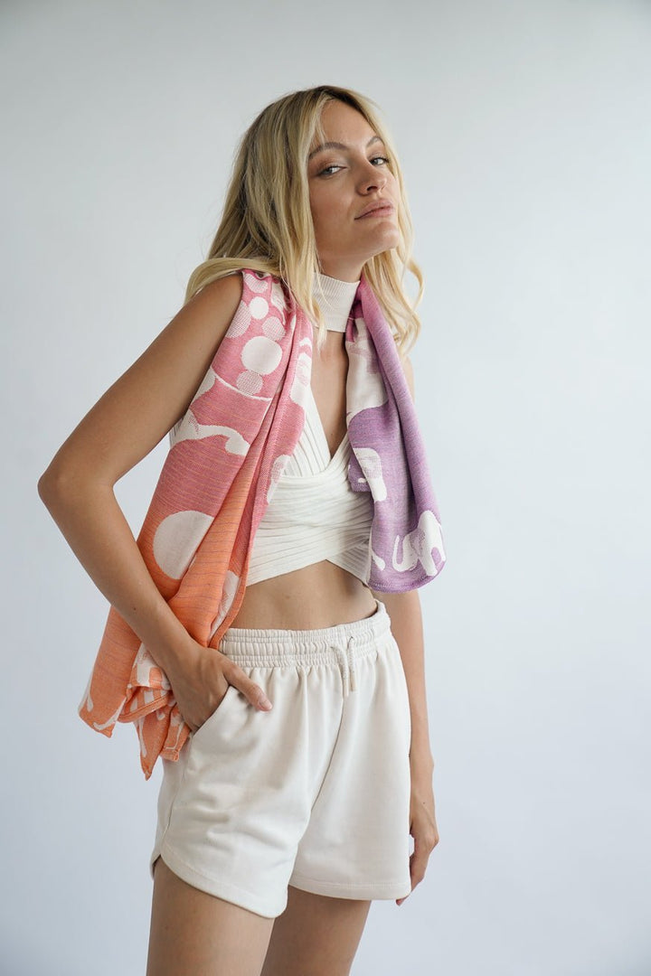 Kuscheltuch Elefantenparade Ella - KOKADI