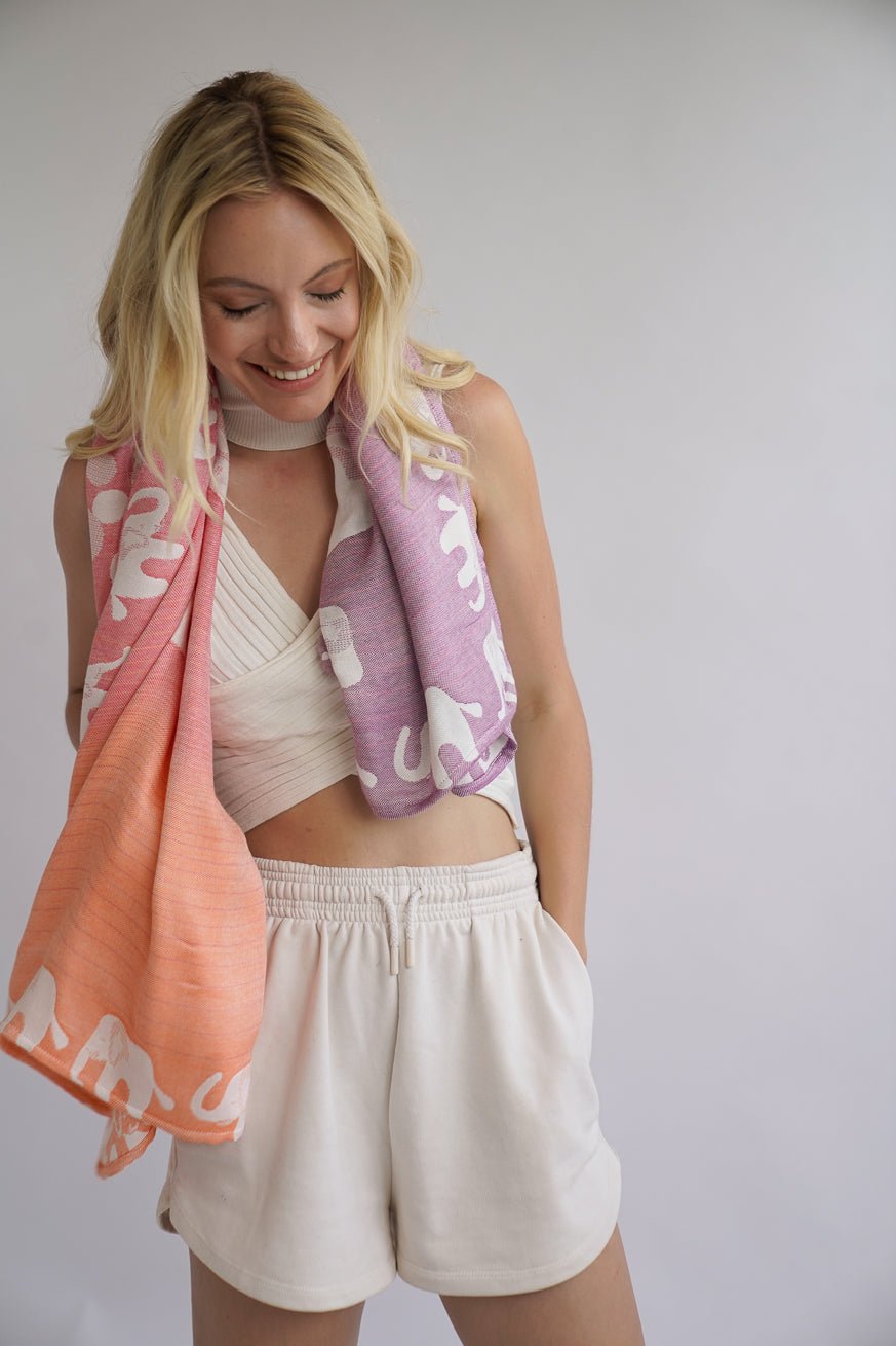 Kuscheltuch Elefantenparade Ella - KOKADI